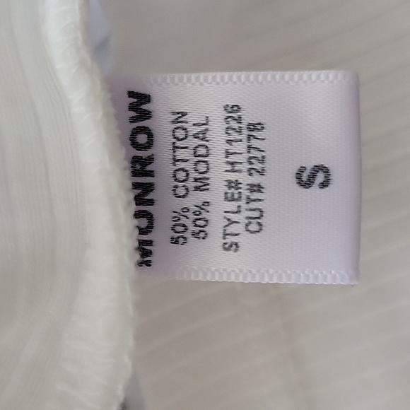 Monroe double strap white tank - Picture 7 of 7